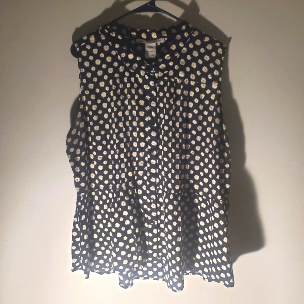 daisy print top